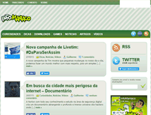 Tablet Screenshot of infomaniaco.com.br